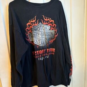 Harley-Davidson Black Long Sleeve Tee